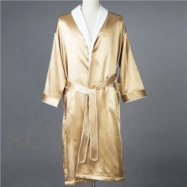 호텔 모조 실크 목욕 가운